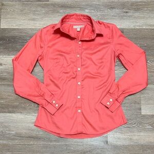 Banana Republic Coral Button-Down Shirt